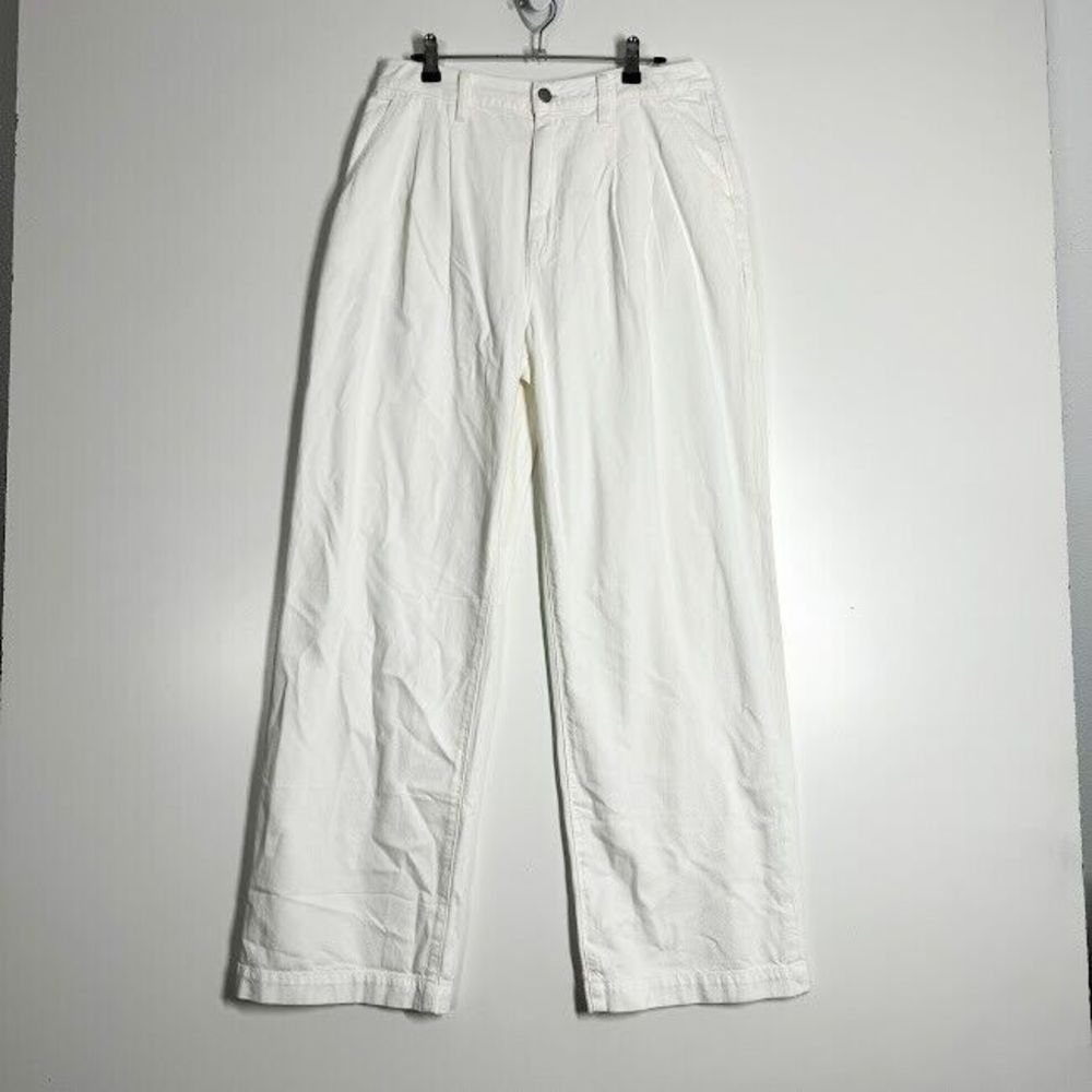 Madewell The Harlow Wide Leg Jeans Womens High Waist Pleated Front Denim 29 NWT - Picture 2 of 13